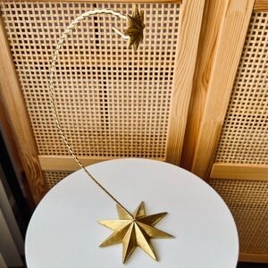 Christopher Radko Retired Large Gold Star Ornament Stand